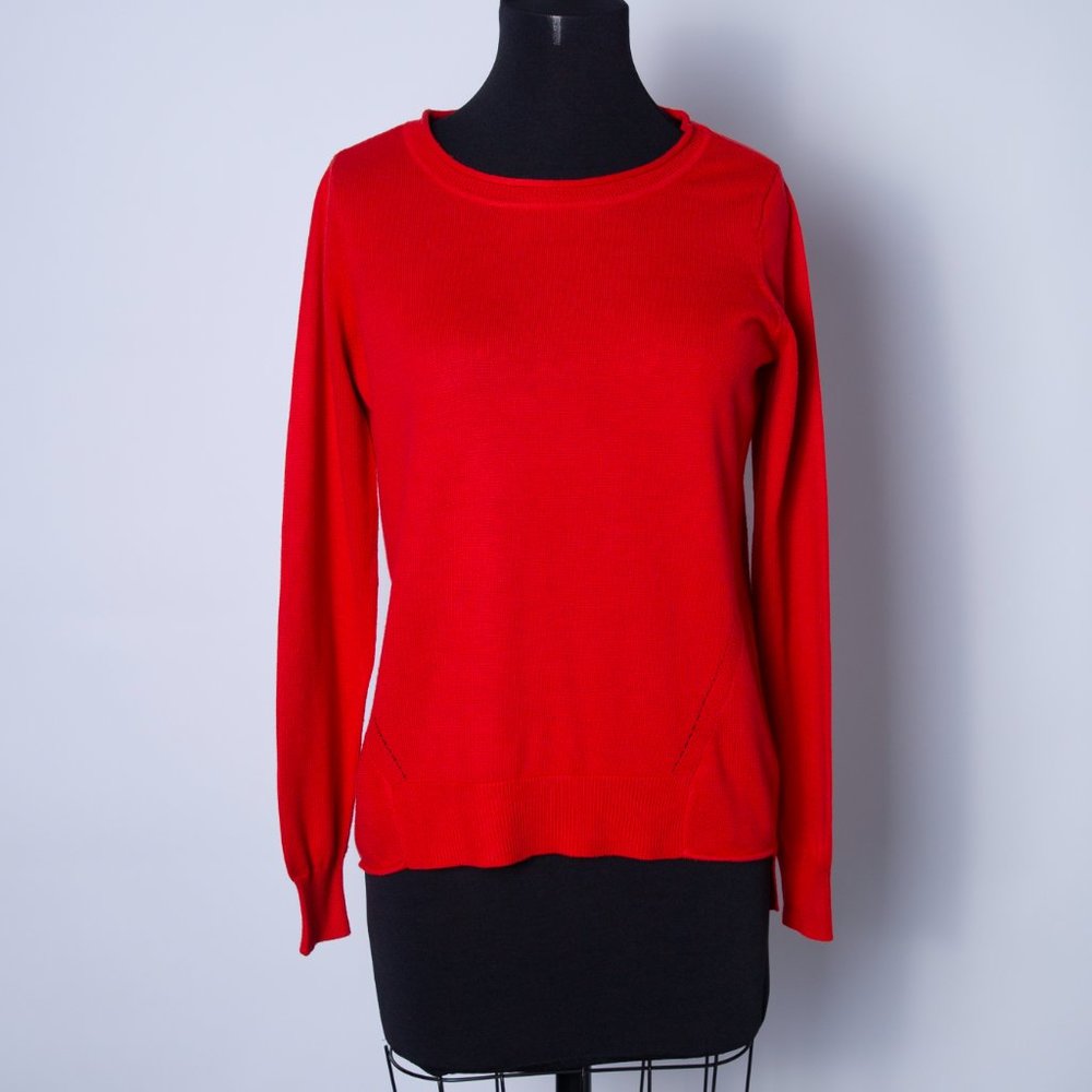 The Limited Red Pullover Sweater